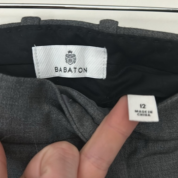 Babaton Pleated Pant in dark grey - Picture 2 of 3